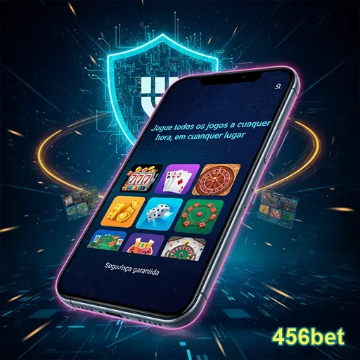 Imagem promocional do app 456bet, destaque para o logo do site 456bet na interface de apostas.